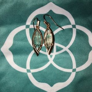 Kendra Scott earrings in dusted glass